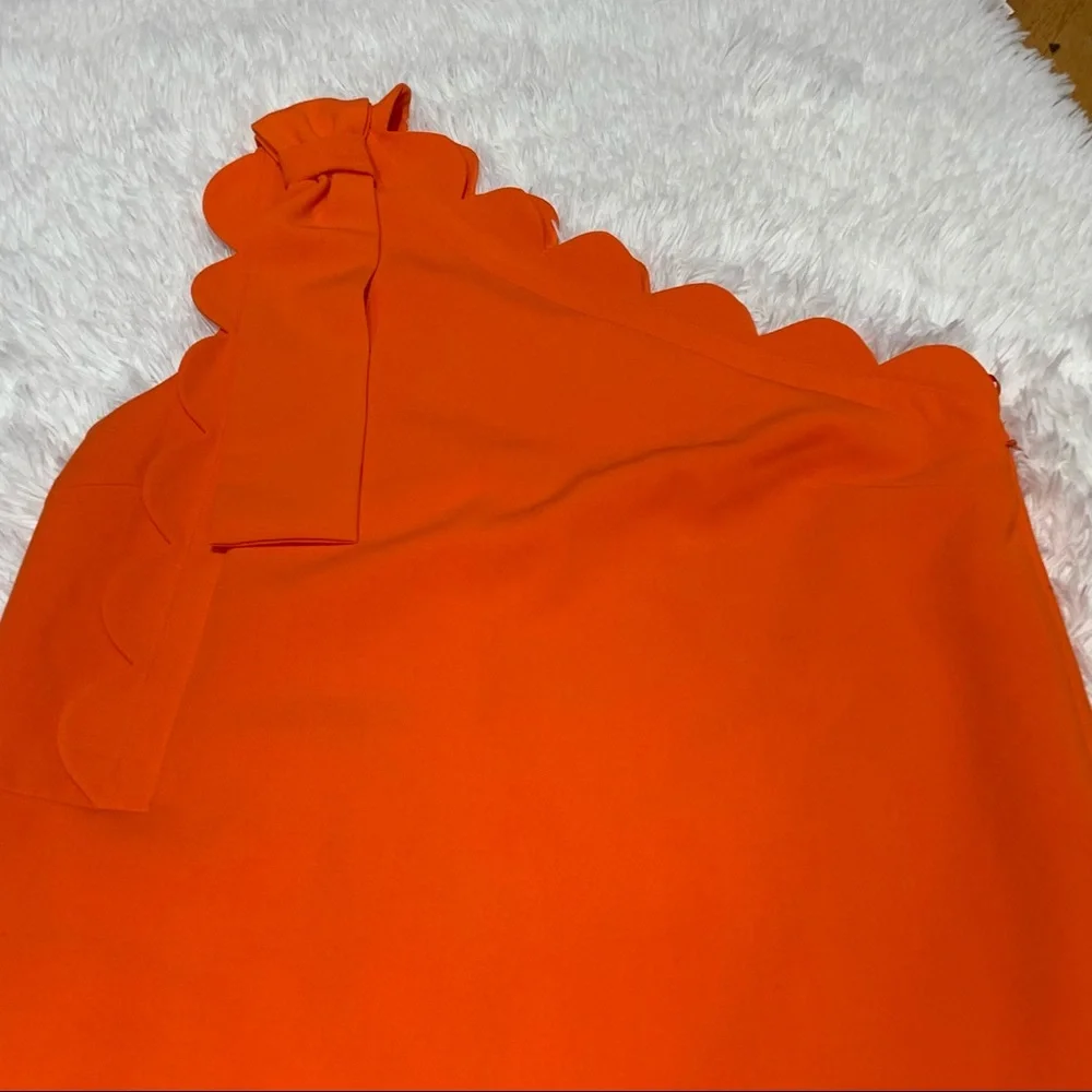 Victoria Beckham for Target  One Shoulder Dress Women orange M - Picture 7 of 13
